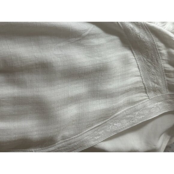 Knox Rose White Tiered Lace Maxi Dress Romantic Flutter Sleeves Large Boho Fairy - Picture 15 of 15